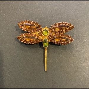 Vintage dragonfly brooch